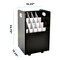 Adiroffice Black, MDF Wood, 15.25 in W, 24.75 in L, 13.25 in D ADI624-BLK-MK - alternate 2